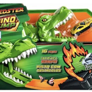 Pista de Carrinho Cabeça Dinossuaro Com Obstáculos Speed - Polibrinq