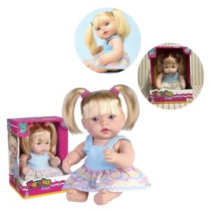 Boneca Neneka Com Cabelo Loira Divertida Super Toys 641